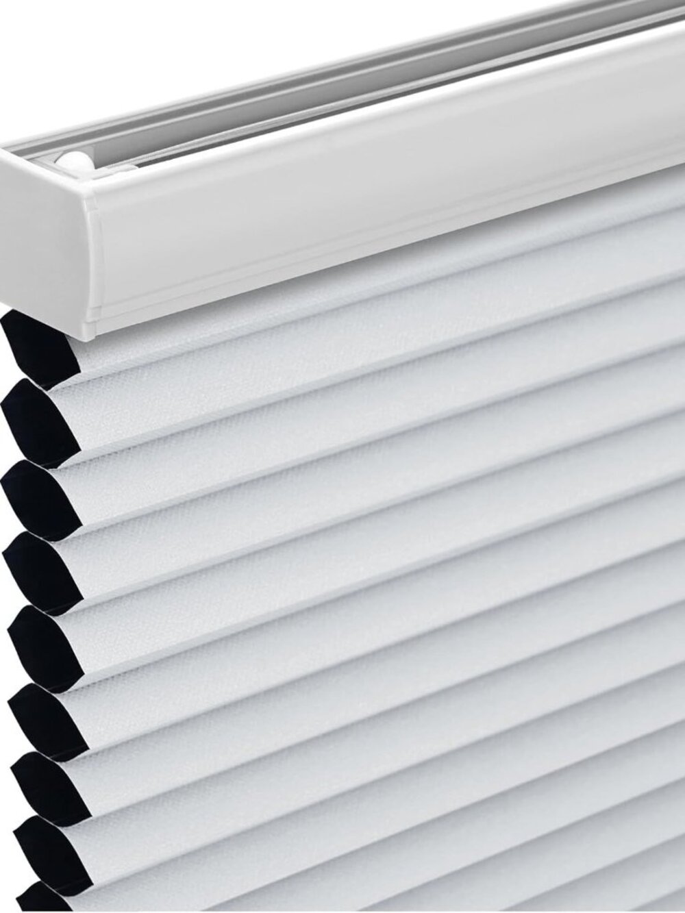 Changshade Cordless Blackout Cellular Shades 22"W x 50"H White
